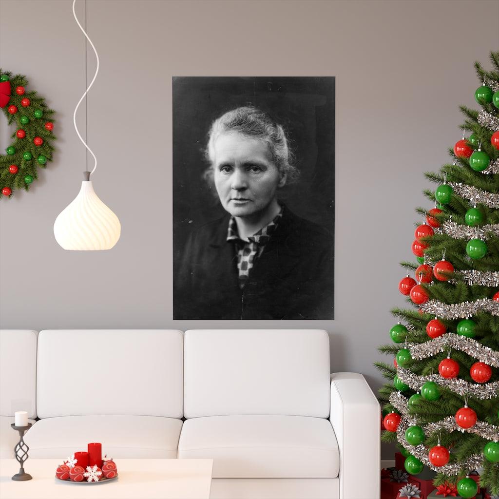 Marie Curie Portrait Print Poster - Art Unlimited