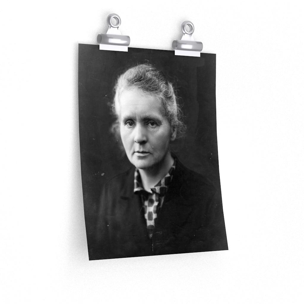 Marie Curie Portrait Print Poster - Art Unlimited