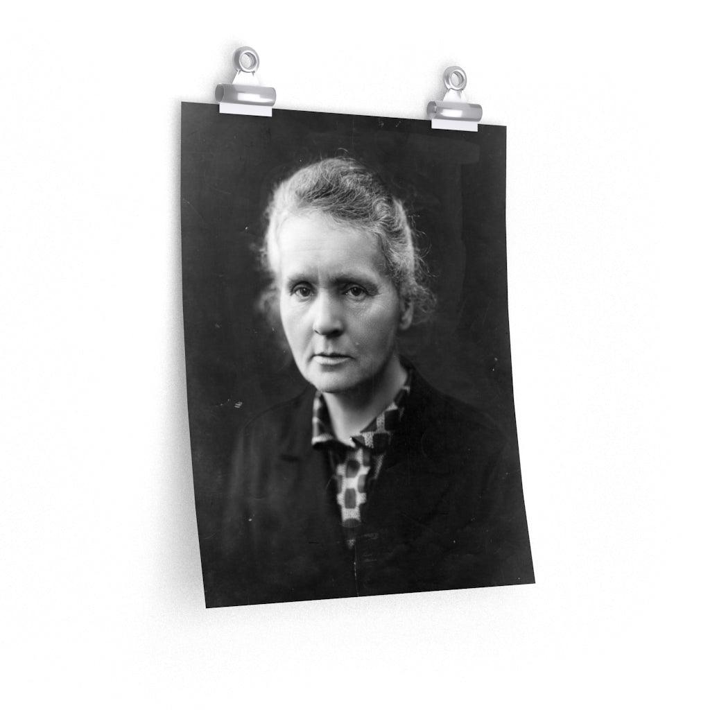 Marie Curie Portrait Print Poster - Art Unlimited