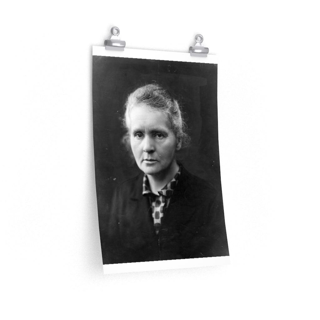 Marie Curie Portrait Print Poster - Art Unlimited