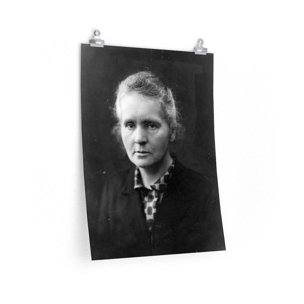 Marie Curie Portrait Print Poster - Art Unlimited