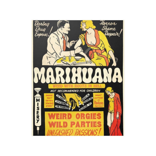 MARIHUANA ( Marijuana ) Vintage Movie Film Print Poster - Art Unlimited