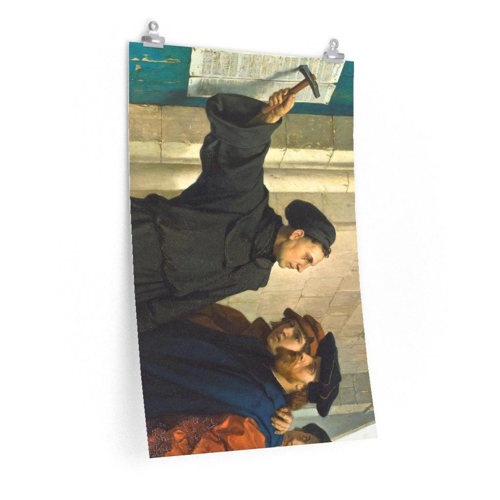 Martin Luther - 95 Theses Reformation Print Poster - Art Unlimited