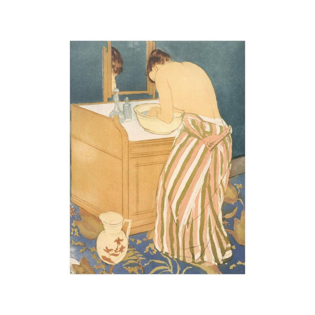 Mary Cassatt Woman Bathing 1891 (High Resolution) Print Poster - Art Unlimited