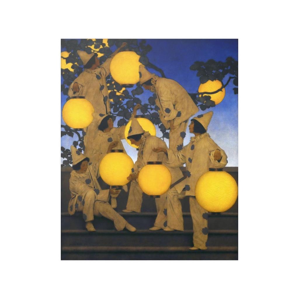 Maxfield Parrish - The Lantern Bearers 1908 Print Poster - Art Unlimited