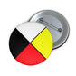 Medicine Wheel Pin Button - Art Unlimited