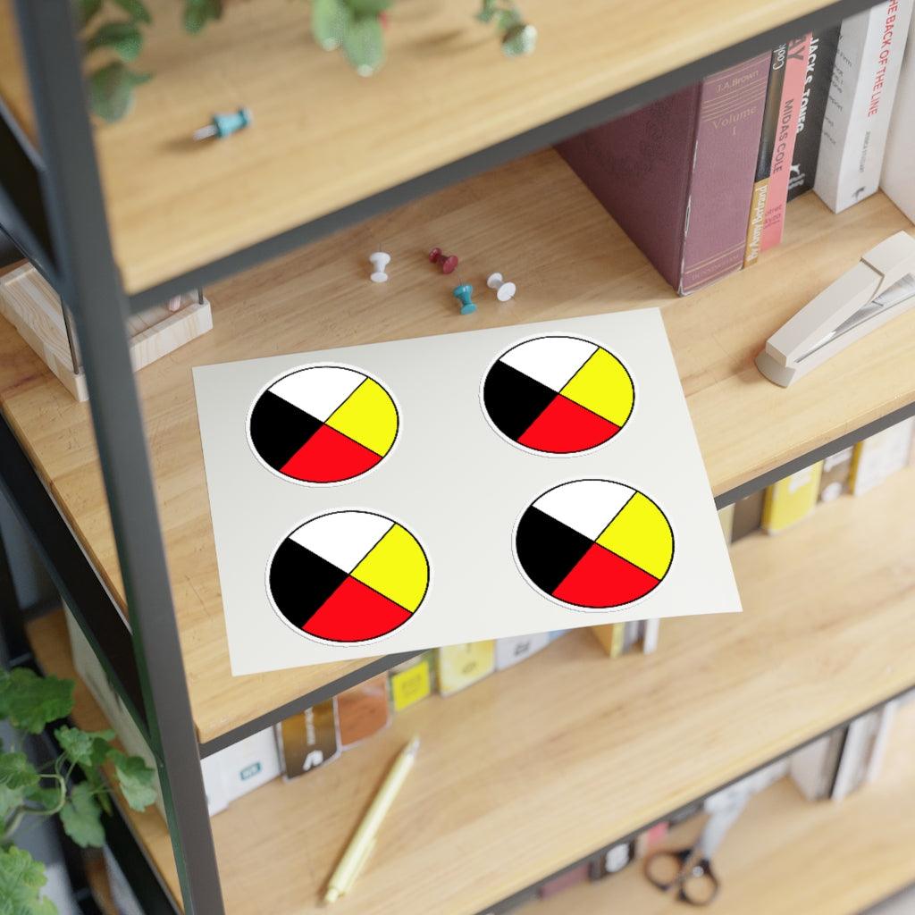 Medicine Wheel Sticker Sheet - Art Unlimited