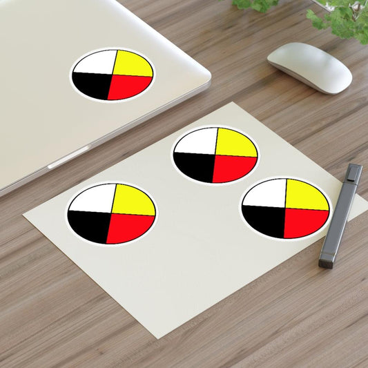 Medicine Wheel Symbol Sticker Sheets - Art Unlimited