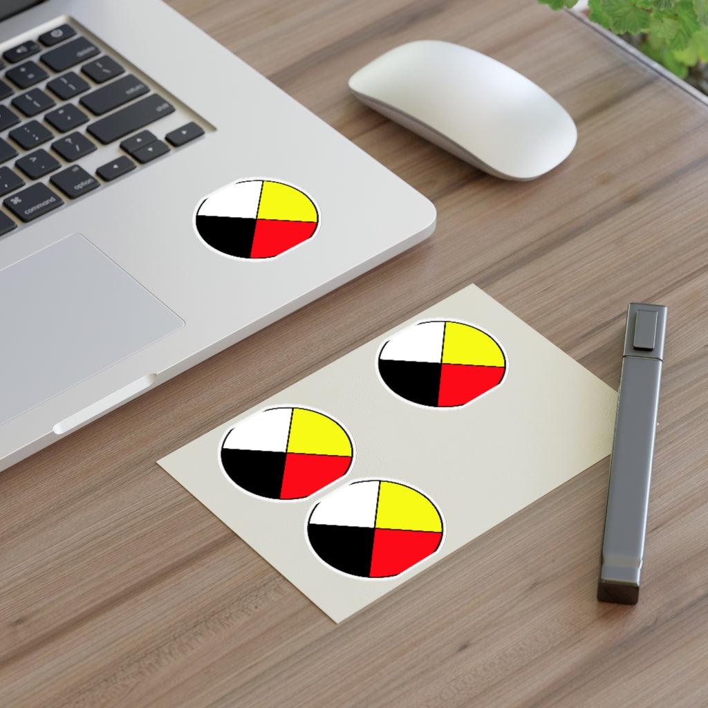 Medicine Wheel Symbol Sticker Sheets - Art Unlimited