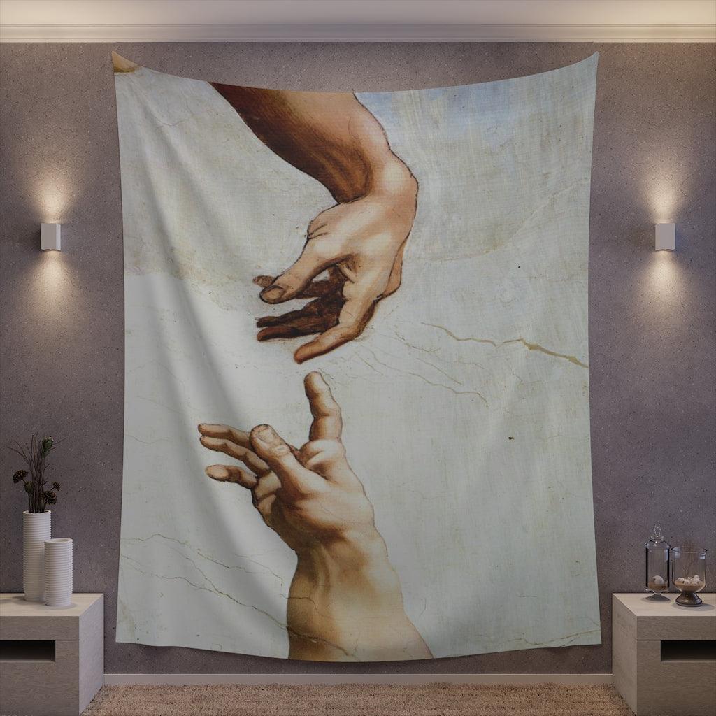 Creation of best sale adam tapestry