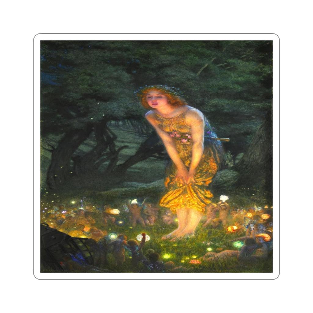 Midsummer Eve - Edward Robert Hughes Sticker - Art Unlimited