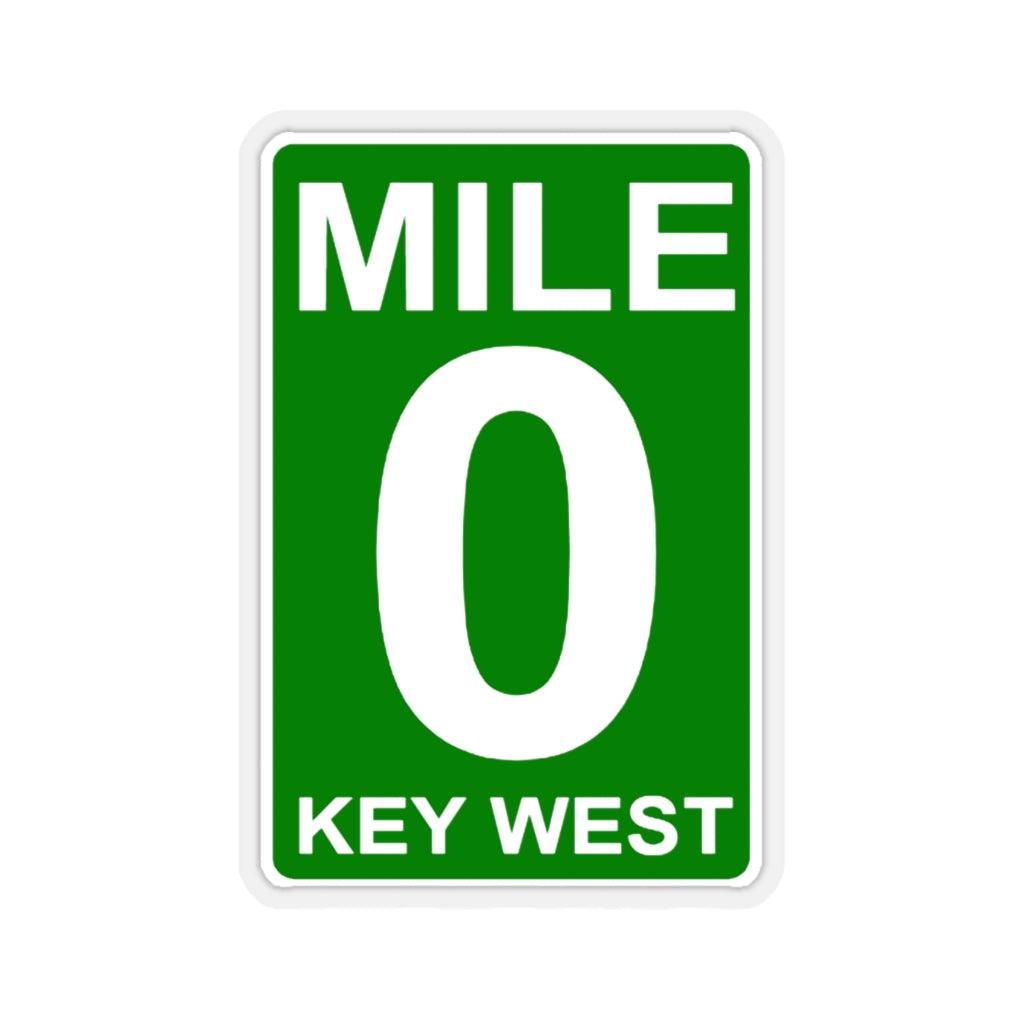 Mile Marker 0 Key West Sticker - Art Unlimited