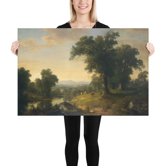 Pastoral Scene - Asher Brown Durand Print Poster