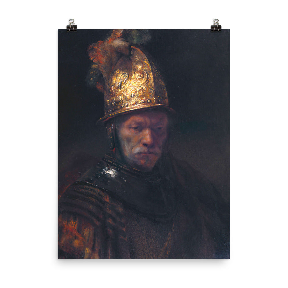 Rembrandt Circle Of The Man With The Golden Helmet Print Poster