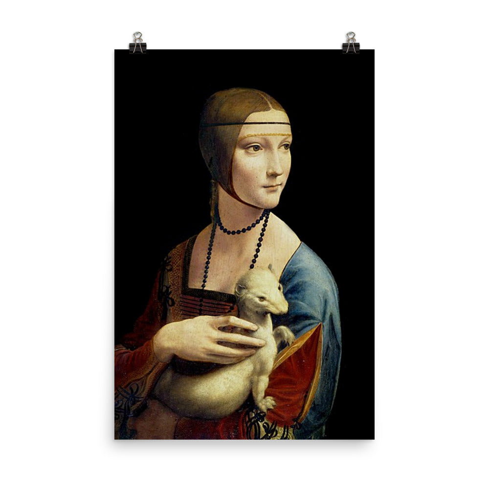 Lady With An Ermine Print Poster
