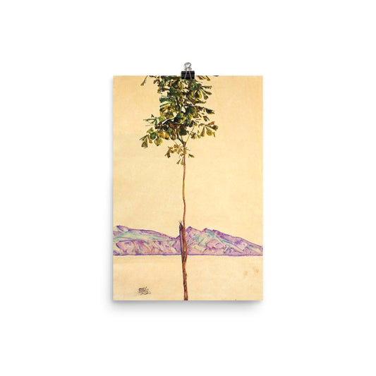 Little Tree By Egon Schiele Print Poster