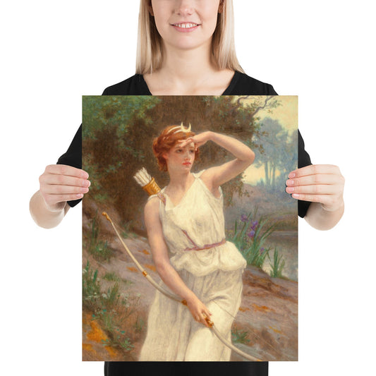 Guillamume Seignac Diana The Huntress 1870 Roman Mythology Goddess Of The Hunt Moon And Nature Print Poster