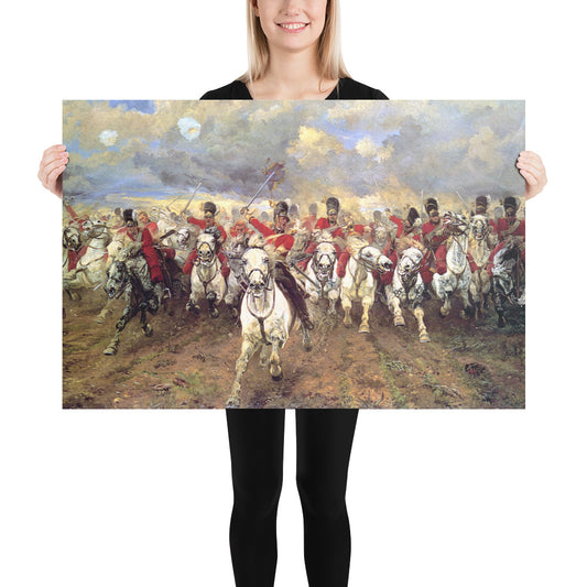 Scotland Forever! Painting By Elizabeth Thompson Print Poster