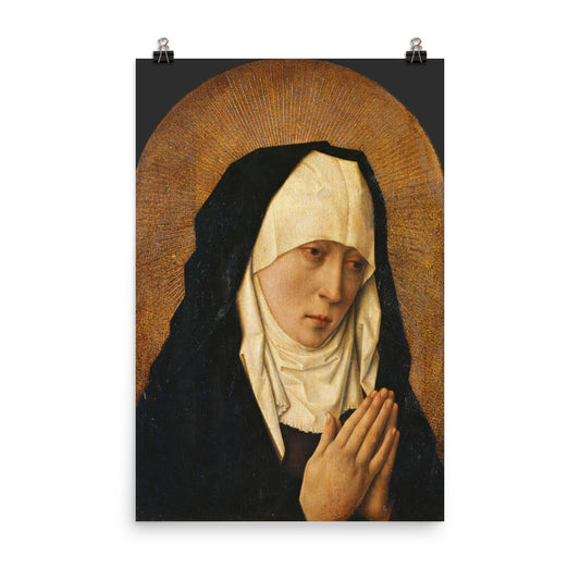 Our Lady of Sorrows Sancta Mater Dolorosa Print Poster