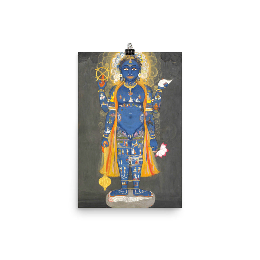 Vishnu As The Cosmic Man (Vishvarupa) By Jaipur Rajasthan
