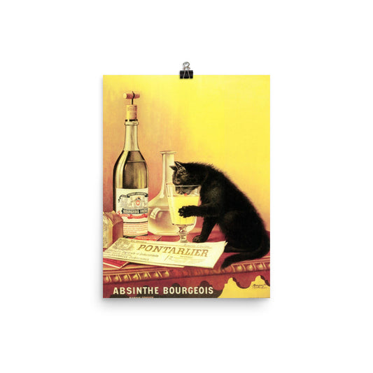Absinthe Bourgeois Print Poster
