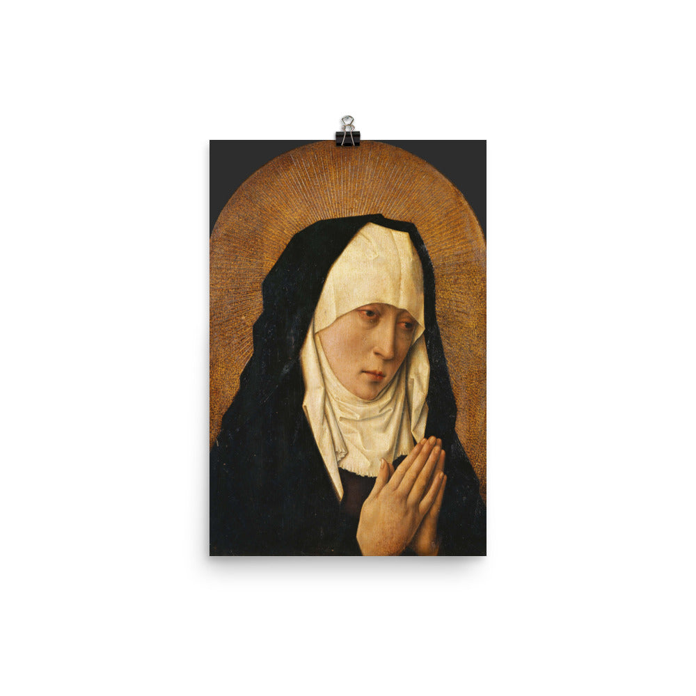 Our Lady of Sorrows Sancta Mater Dolorosa Print Poster