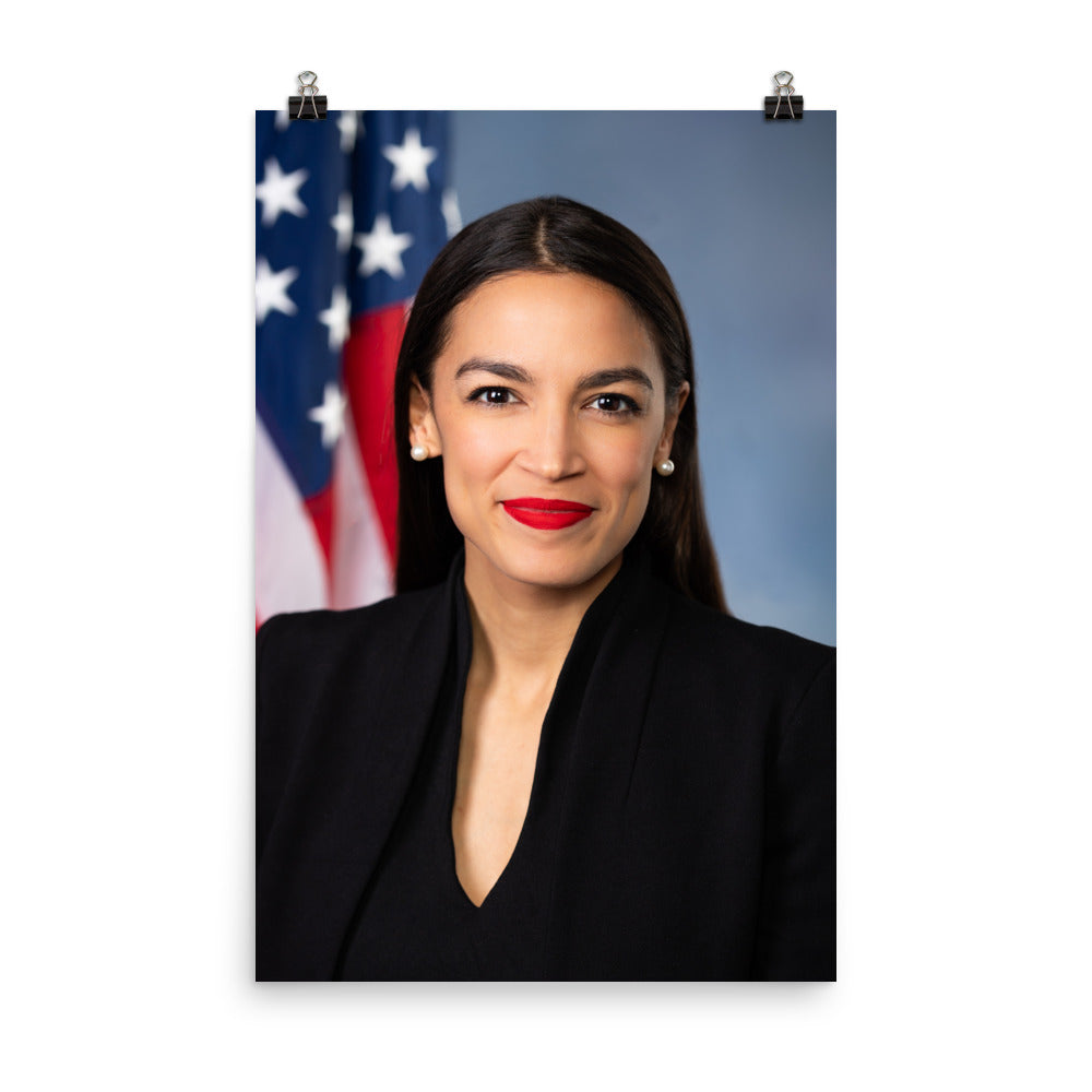 Rep Alexandria Ocasio Cortez AOC Official Portrait Print Poster