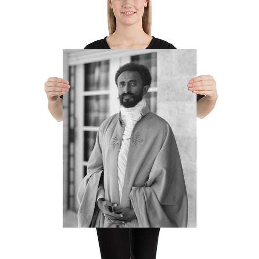 Haile Selassie Portrait Print Poster