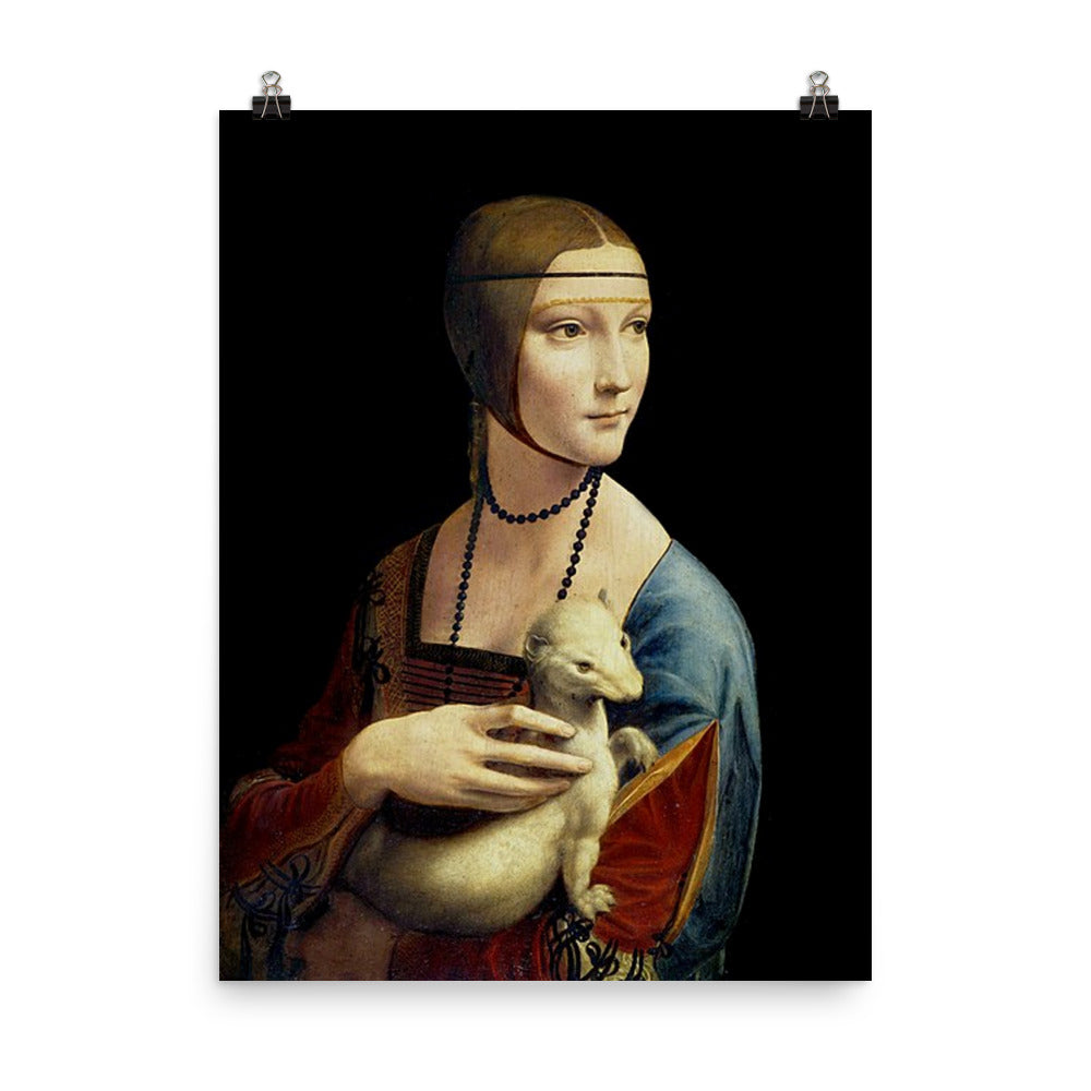 Lady With An Ermine Print Poster