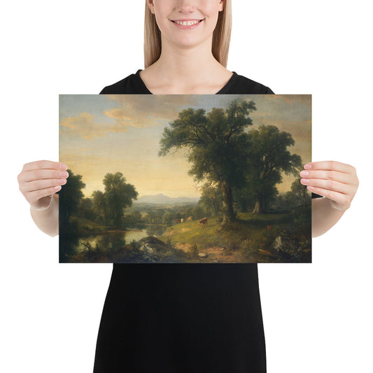 Pastoral Scene - Asher Brown Durand Print Poster