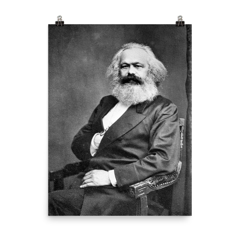 Karl Marx Print Poster