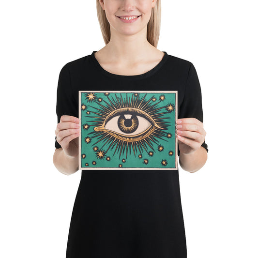 All Seeing Eye - Hygiene Convention Dresden Advert Print Poster