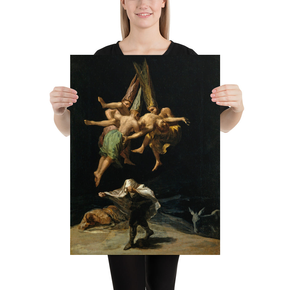 Francisco De Goya - Witches&#39; Flight Print Poster