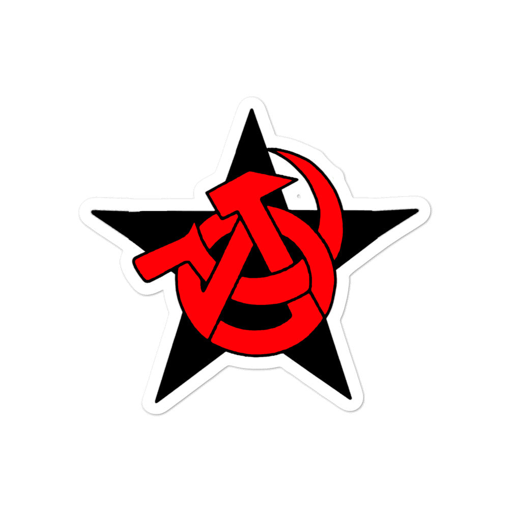 Ancom Anarchocommunist Symbol Sticker