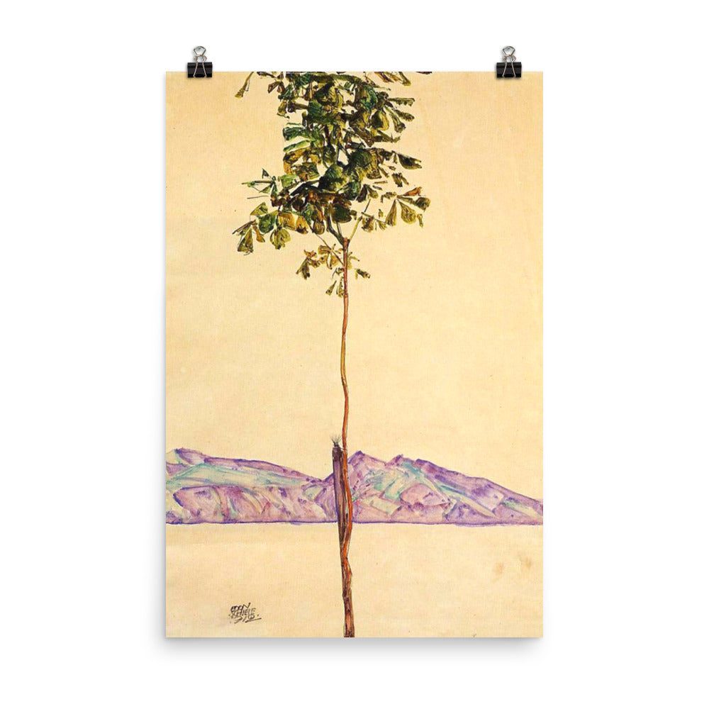 Little Tree By Egon Schiele Print Poster