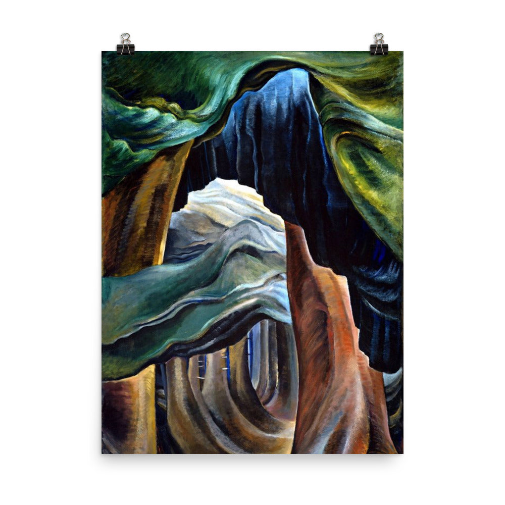 Emily Carr Forest British Columbia Print Poster