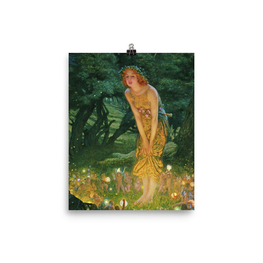 Midsummer Eve Edward Robert Hughes 1908 Print Poster