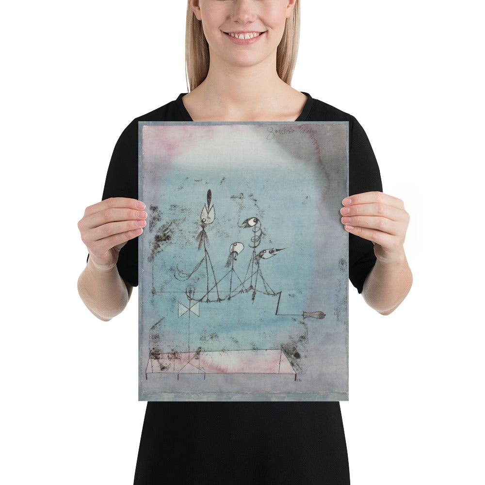 Paul Klee - The Twittering Machine Print Poster