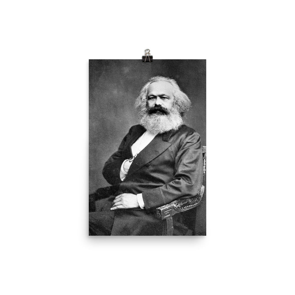 Karl Marx Print Poster