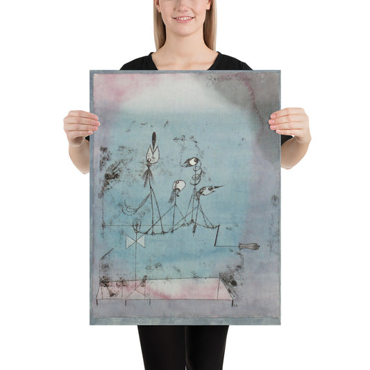 Paul Klee - The Twittering Machine Print Poster