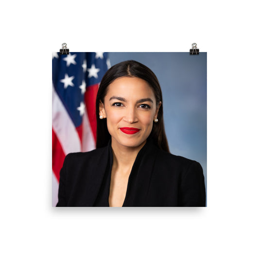 Rep Alexandria Ocasio Cortez AOC Official Portrait Print Poster