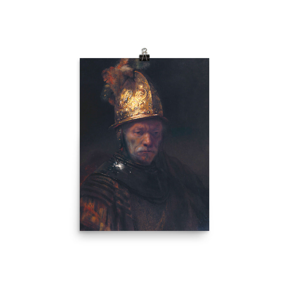 Rembrandt Circle Of The Man With The Golden Helmet Print Poster