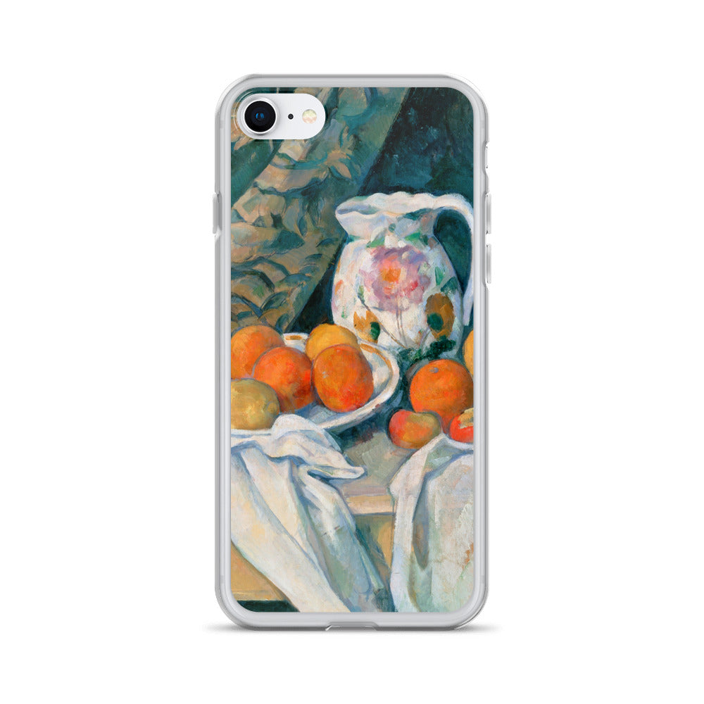 Paul Cezanne Still Life With Curtain And Flowered Pitcher I Phone Case