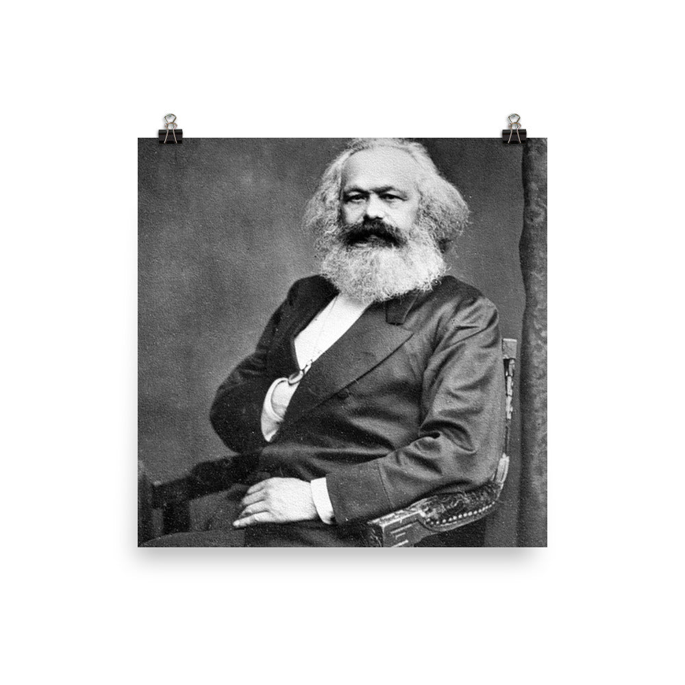 Karl Marx Print Poster