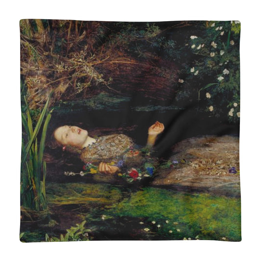 Ophelia John Everett Millais Pillow Case