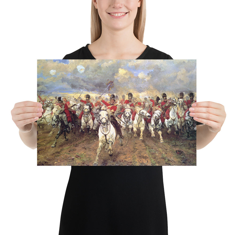 Scotland Forever! Painting By Elizabeth Thompson Print Poster