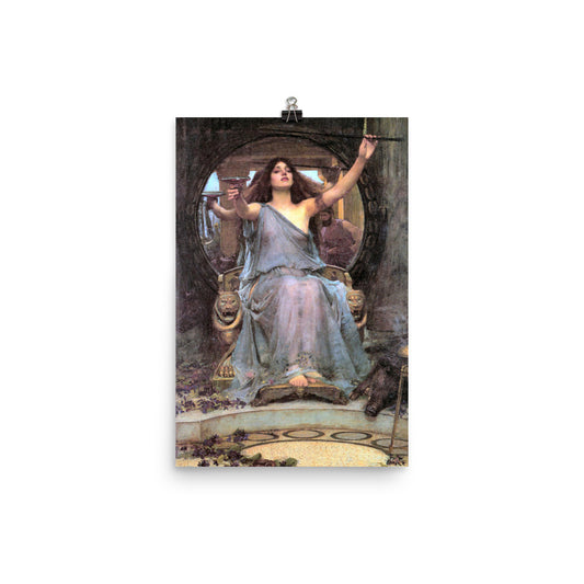 John William Waterhouse Circe Offering The Cup To Ulysses Print Poster