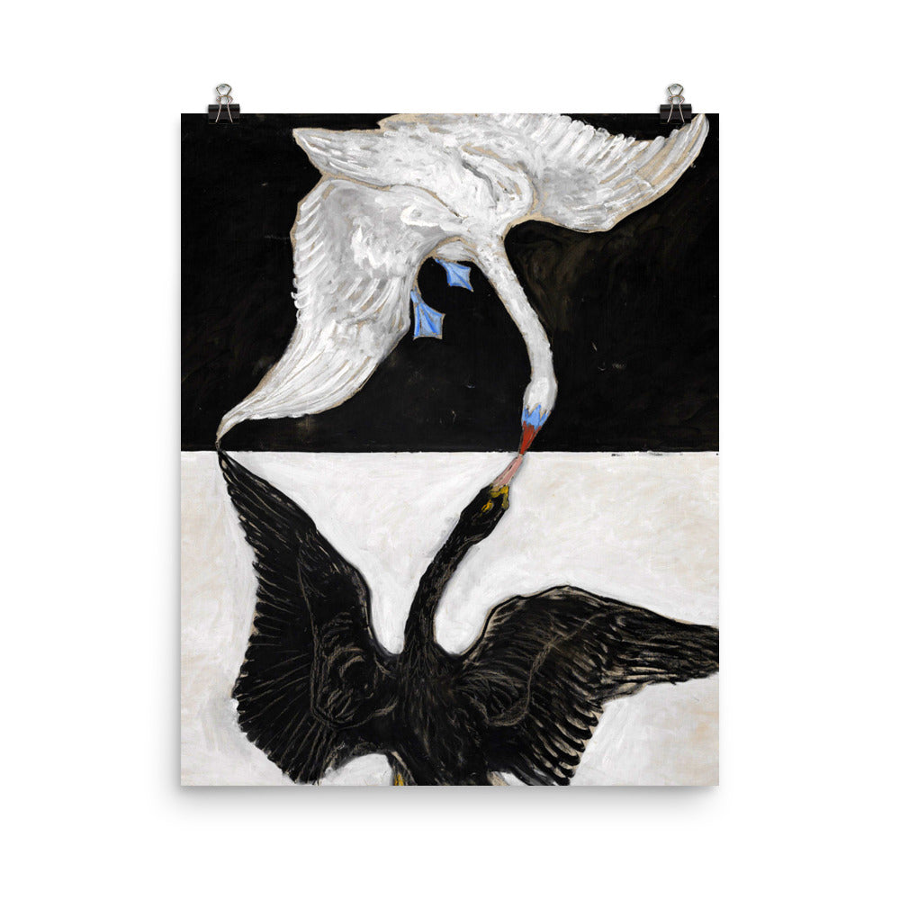 The Swan No. 1 by Hilma af Klint Print Poster