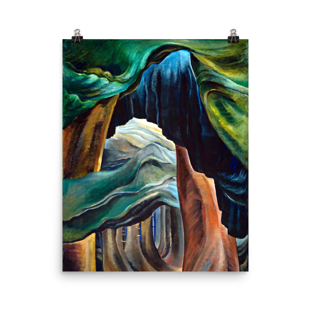 Emily Carr Forest British Columbia Print Poster