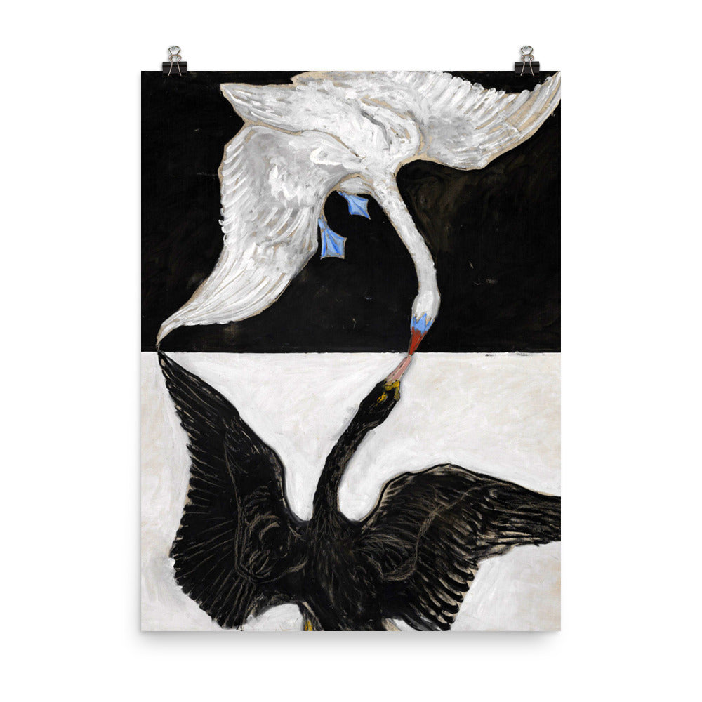 The Swan No. 1 by Hilma af Klint Print Poster